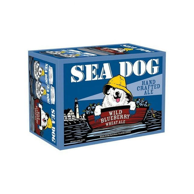 Sea Dog Wild Blueberry Bluepaw Wheat Ale Beer, 12 fl. oz. can, 12 pk.