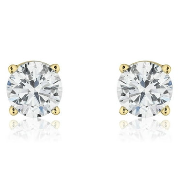1.00 CT. T.W. Round Diamond Studs in 18K Gold