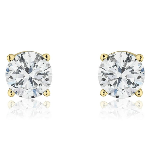 1.00 CT. T.W. Round Diamond Studs in 18K Gold