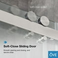 thumbnail image 6 of OVE Decors Bel 60" W x 78-3/4" H Frameless Soft-Close Sliding Shower Door, 6 of 9