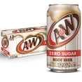 thumbnail image 1 of A&W Zero Sugar Root Beer Soda 12 fl. oz., 12 pk., 1 of 12