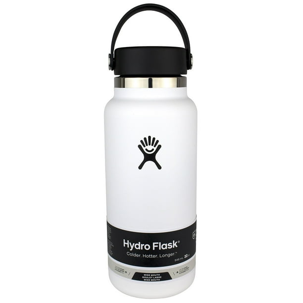Hydro Flask ホワイト水筒 Hydro Flask 32-oz Wide Mouth Insulated Water Bottle - Samsclub.com