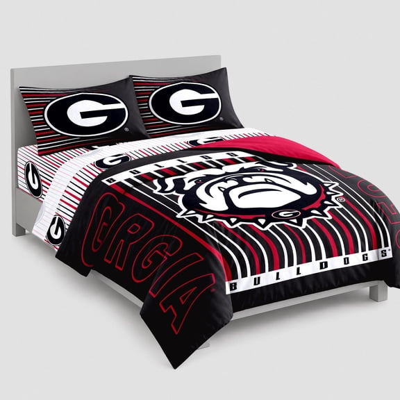 Logo Brands Georgia Bulldogs Bed-In-A-Bag Set