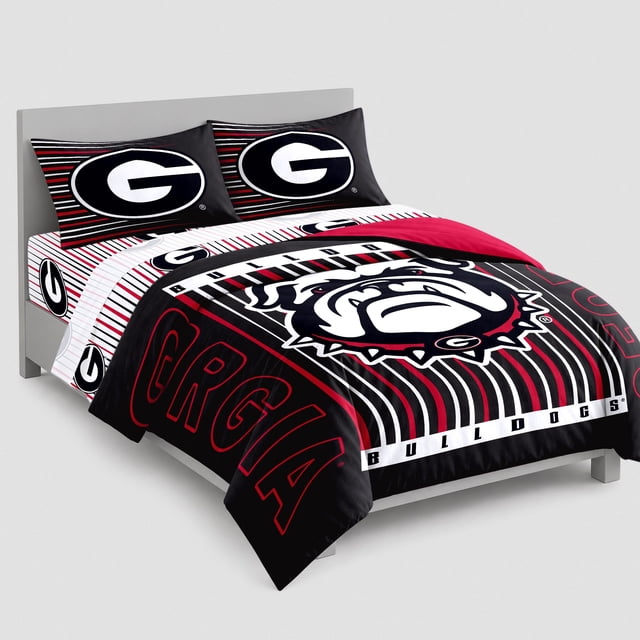 Logo Brands Georgia Bulldogs Bed-In-A-Bag Set
