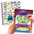 thumbnail image 2 of Bendon's Halloween Create-A-Face Sticker Activity Pad, Spiral Bound, 2 of 5