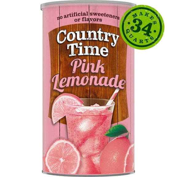 Country Time Pink Lemonade Naturally Flavored Powdered Drink Mix, 5.16 lbs.