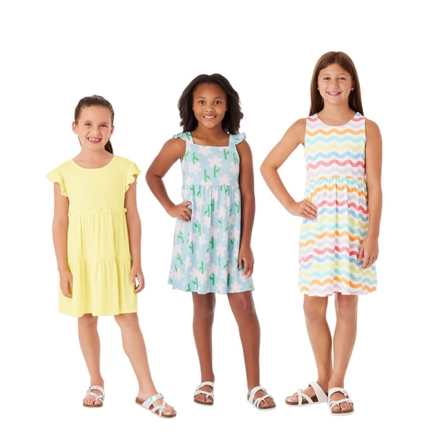 Member's Mark Girls 3-Pack Knit Dresses