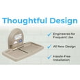 thumbnail image 3 of Koala Kare Horizontal Wall-Mounted Baby Changing Station, Choose Color, 3 of 6