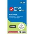 thumbnail image 1 of Intuit TurboTax Business 2024 Physical Package, Federal Return Only + Federal E-file with $10 in-product credit, 1 of 6