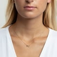 thumbnail image 5 of Bow Station Necklace in 14K Gold, 5 of 7