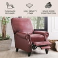 thumbnail image 2 of Braxton Bonded Leather Pushback Recliner, 2 of 12