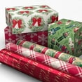 thumbnail image 3 of Hallmark Wrapping Paper Set - 6 Pack (Traditional Designs), 3 of 8