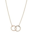 thumbnail image 1 of Double Circle Pendant Necklace in 14K Gold, 1 of 3
