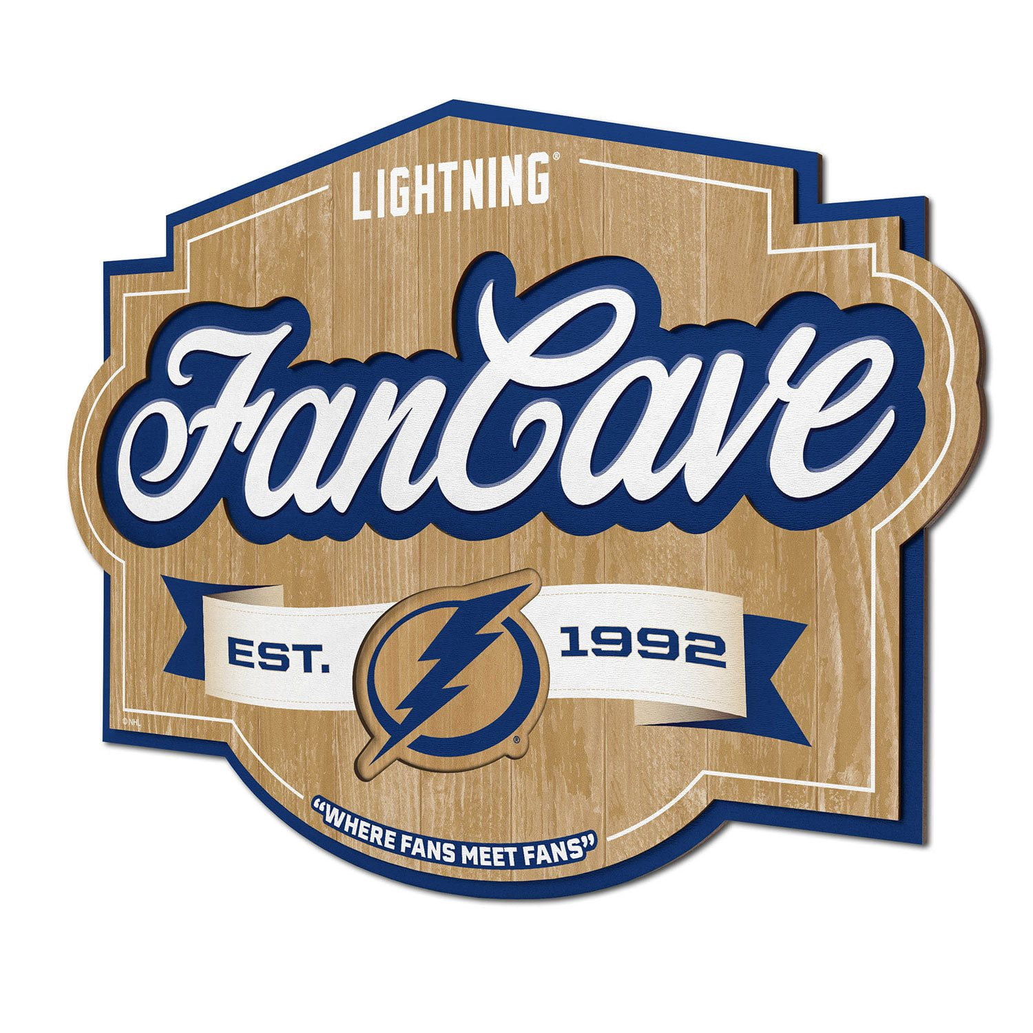 Fan Sign I've YouTheFan NHL Fan Cave Sign - Samsclub.com