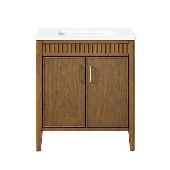 OVE Decors Juliette Vanity with Quartz Vanity Top and Rectangular Undermount Sink - Assorted Sizes Available