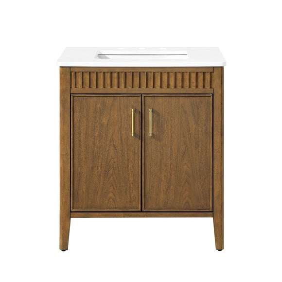OVE Decors Juliette Vanity with Quartz Vanity Top and Rectangular Undermount Sink - Assorted Sizes Available