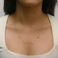 thumbnail image 4 of 0.25 CT. T.W. Round Cut Script Diamond Pendant Necklace in 14K Gold, 4 of 5
