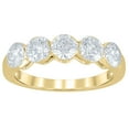 thumbnail image 1 of Lab Created Round Cut Floating Diamond Ring in 18K Gold, 1 of 6