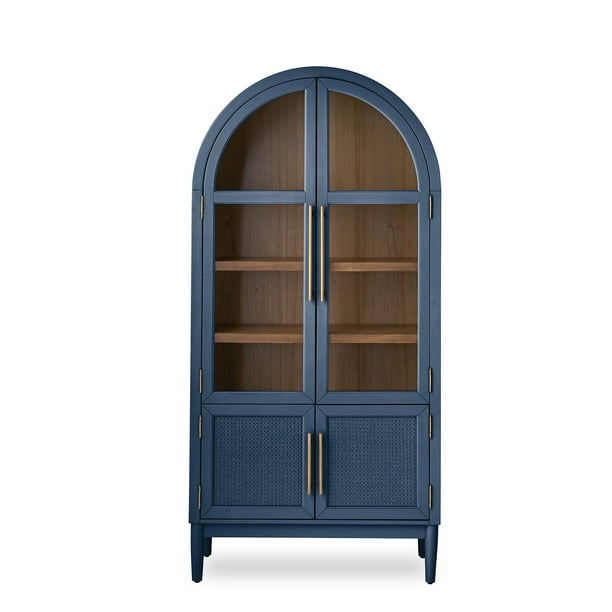 Member's Mark Enzo Storage Cabinet With Rattan Cabinet Doors