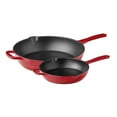thumbnail image 1 of Member's Mark 2-Piece Enamel Cast Iron Skillet Set, 1 of 3