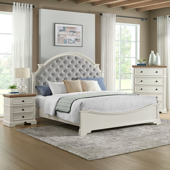 Society Den Ulysses Upholstered Youth Bedroom Set, 3-Piece or 5-Piece