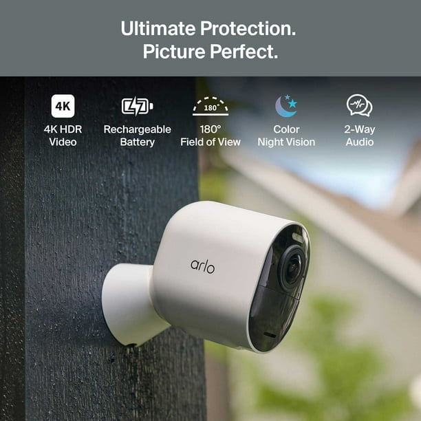 g*k様 ArloUltra Series 4K UHD 防犯カメラ2台セット未 Arlo Ultra Outdoor Security Camera 4K HDR (3rd Gen), 2-Pack