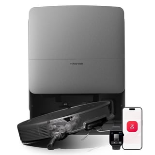 Roborock Saros 20X Thin, Self-Lifting Robot Vacuum and Mop, 36,000 Pa Suction Hyper Force and Multi-Fuction New RockDock
