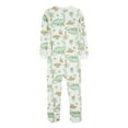 thumbnail image 2 of Carter's Toddler Boys Cotton Footie Pajama, 2 of 4