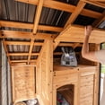 thumbnail image 11 of Backyard Discovery 7' x 5' Cedar Wood and Galvanized Steel Animal Enclosure with Feeding Door, 11 of 16