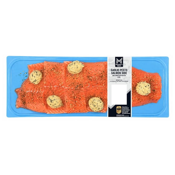 Member's Mark Garlic Pesto Salmon Side, priced per pound