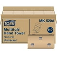 thumbnail image 1 of Tork Multifold 1-Ply Natural Hand Towel, 16 pks., 250 towels/pack, 1 of 8