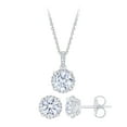 thumbnail image 1 of Lab Created Diamond Pendant & Earring Set in 14K Gold, 3.00 C.T.T.W., 1 of 10