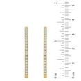 thumbnail image 2 of 1.96 CT. T.W. Round Cut Inside Out Diamond Hoop Earrings in 14K Gold, 2 of 4