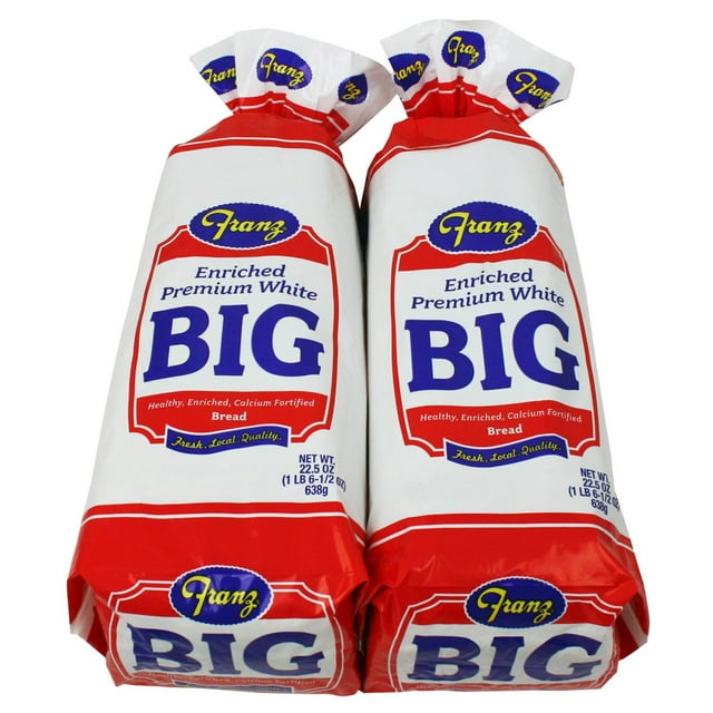 Franz Big White Bread 22.5 oz., 2 pk.