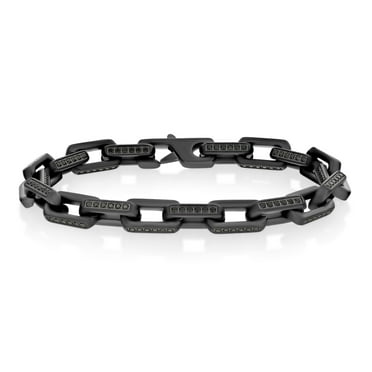 Mens Paperclip Bracelet in Stainless Steel