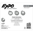 thumbnail image 2 of EXPO Low Odor Dry Erase Markers, Fine Tip, Assorted Colors, 12 Pack, 2 of 2
