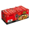 thumbnail image 1 of Nongshim Shin Ramyun Spicy Beef Ramen Noodle Soup, 4.23 oz., 10 pk., 1 of 5