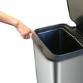 thumbnail image 7 of Glad 20-Gallon Stainless Steel Sensor Trash Can, 7 of 8