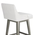 thumbnail image 19 of HH2 Home Upholstered Tapered Back Wood Adjustable Height Swivel Bar Stool, 19 of 19