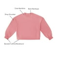 thumbnail image 5 of Member's Mark Women's Sandwash Crewneck Sweatshirt, 5 of 6