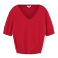 thumbnail image 6 of Sam Edelman Women's Short Sleeve V-Neck Sweater, 6 of 8