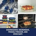 thumbnail image 4 of Anchor Hocking SnugFit 26-Piece Glass Food Storage Containers with Navy Lids, 4 of 5