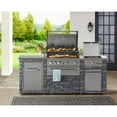 thumbnail image 2 of Member's Mark Deluxe 4-Burner Grill Island with Griddle, 2 of 8