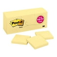 thumbnail image 1 of Post-it Notes, 3" x 3", Canary Yellow, 27 Pads, 2,700 Total Sheets, 1 of 8