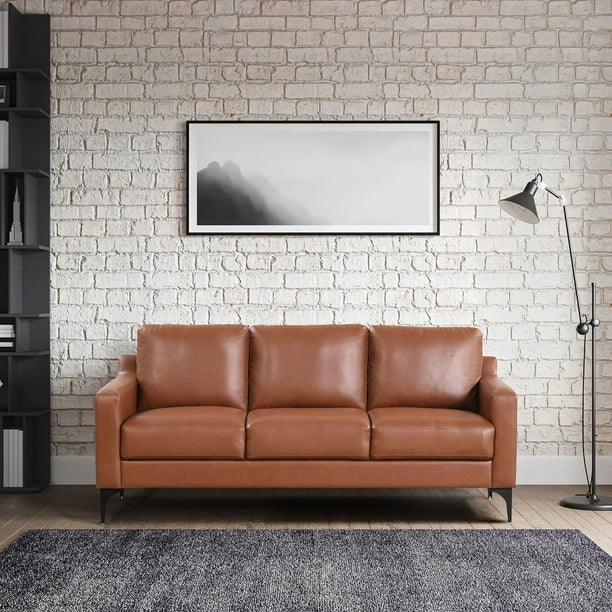 Serta Fleming Faux Leather Sofa - Samsclub.com