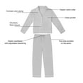 thumbnail image 7 of DreamMark Women's 2-Piece Notch Collar Pajama Set, 7 of 8