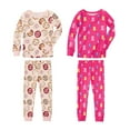 thumbnail image 2 of Member's Mark Girls 4-Piece Organic Cotton Pajama Set, 2 of 13