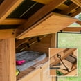 thumbnail image 7 of Backyard Discovery 7' x 5' Cedar Wood Dog Kennel w/ Feeding Door, 7 of 13