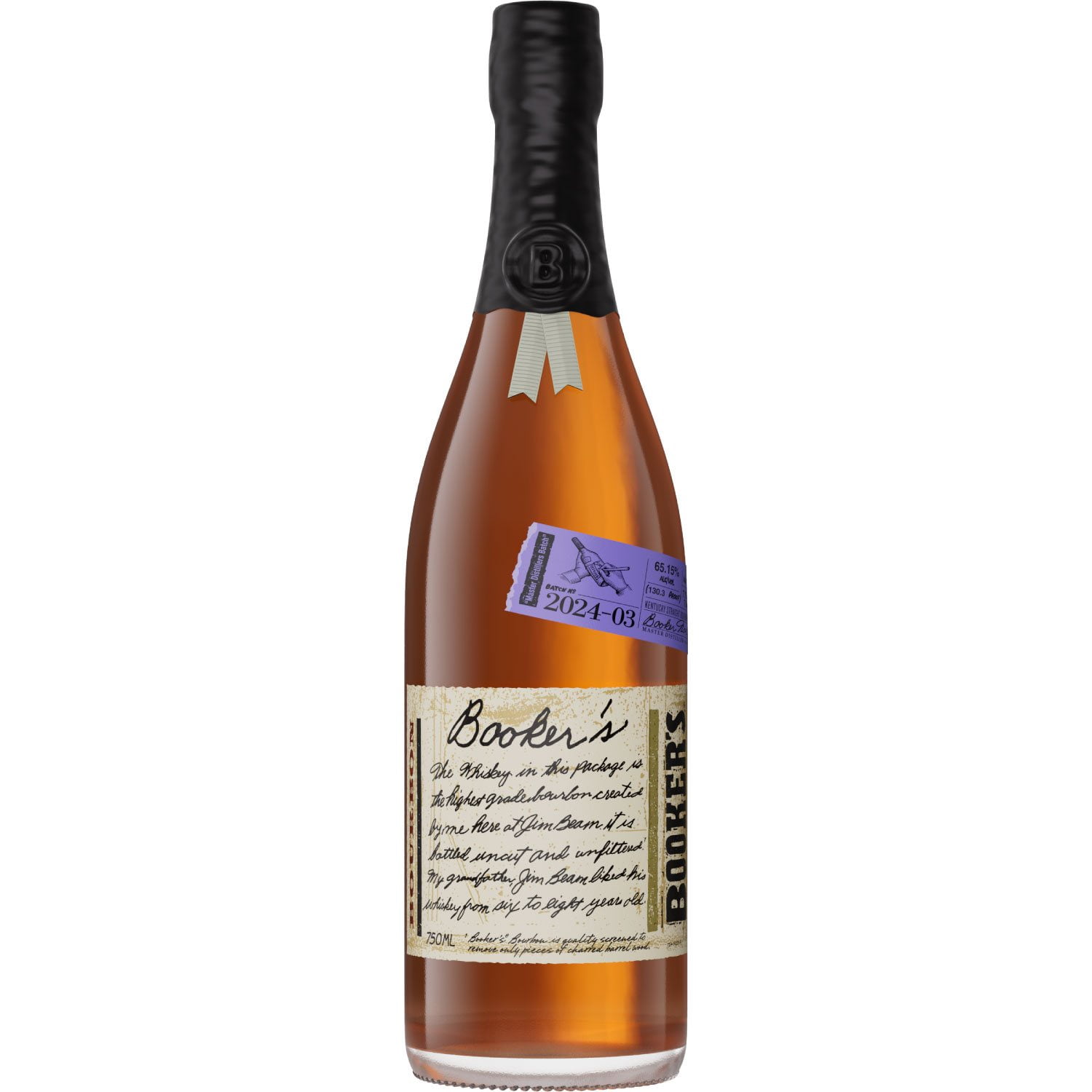 ウイスキー Booker's Bourbon 750ml Booker's Bourbon Whiskey, 750 ml - Samsclub.com