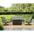 thumbnail image 2 of Member's Mark Savannah Fire Seating Set with Sunbrella Fabric, 4pc, 2 of 6